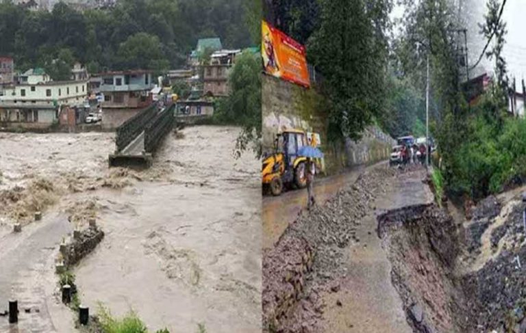 अगले 24 घण्टों के दौरान शिमला, सिरमौर, कुल्लू और मंडी जिलों में बाढ़ की चेतावनी दी