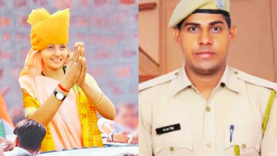 अलवर पुलिस ने MP संजना जाटव के पति पहलवान सिंह को उनकी सुरक्षा में PSO तैनात किया