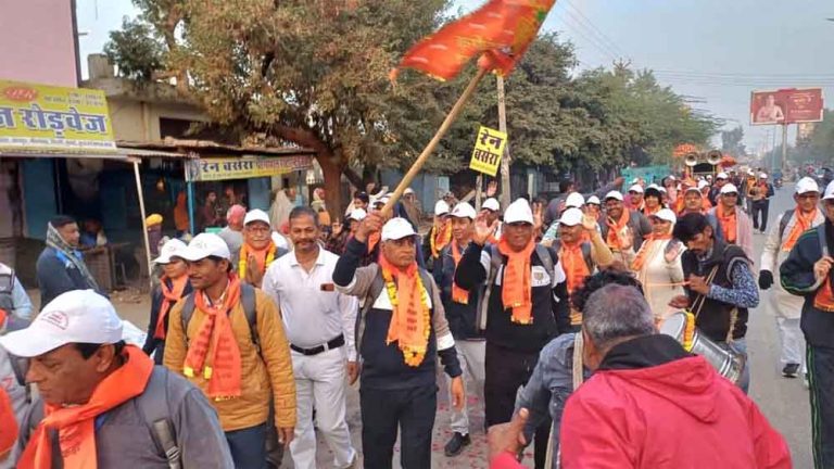 राजस्थान-केकड़ी से सांवलियाजी की अनूठी जनजागृति पदयात्रा शुरू