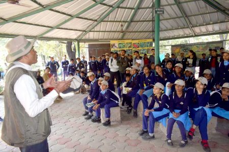 'मैं भी बाघ' और 'हम हैं बदलाव' थीम पर वन विहार राष्ट्रीय उद्यान-जू में अनुभूति कार्यक्रम